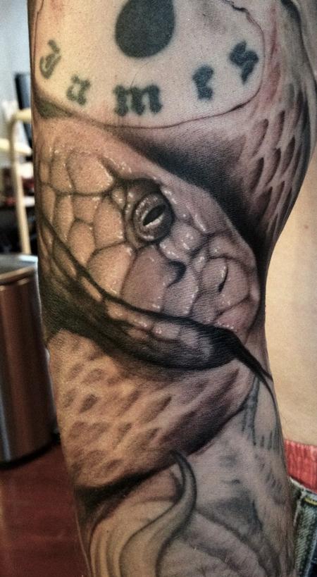 Tattoos - Snake - 65517
